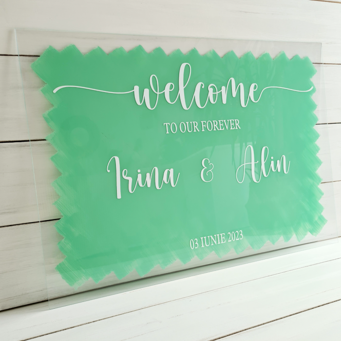 Welcome - Panou nunta intampinare invitati [3]