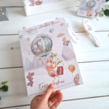 Adventure Awaits - Cutie de lemn personalizata (Cartea cu ganduri bune sau Prima mea cutie cu amintiri) [4]