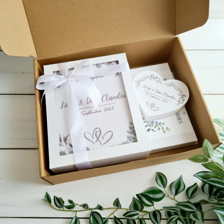 Green Love – Guestbook – Cutie lemn personalizata nunta [3]