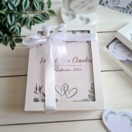 Green Love – Guestbook – Cutie lemn personalizata nunta [2]