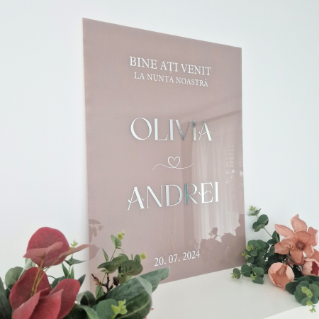 Nunta - Bine ati venit - Panou intampinare invitati