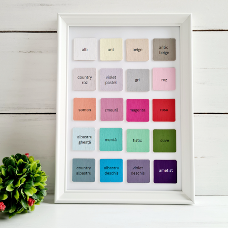 Cuburi din lemn colorate - personalizate cu nume din litere lemn [4]