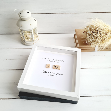 Nunta - I Do - Tablou Decorativ Cerere in Casatorie