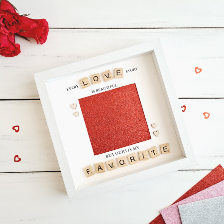 Scrabble Love Story - Tablou decorativ cu piese scrabble [2]