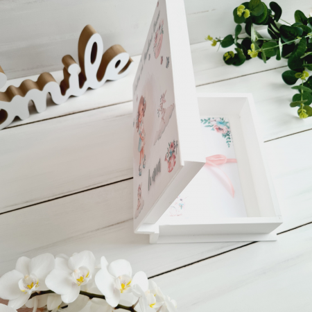 Lovely Spring - Cutie de lemn personalizata (Cartea cu ganduri bune sau Prima mea cutie cu amintiri) [2]