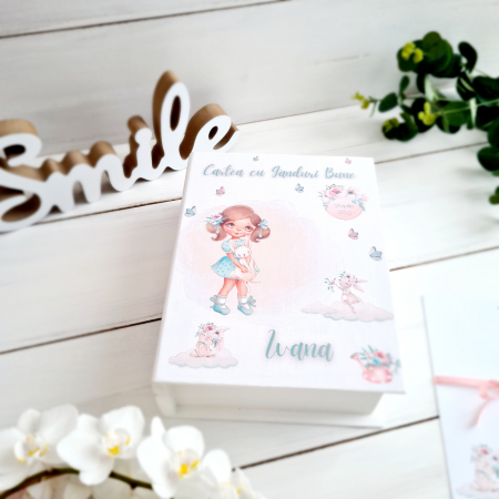 Lovely Spring - Cutie de lemn personalizata (Cartea cu ganduri bune sau Prima mea cutie cu amintiri) [3]
