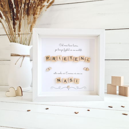 Prieteni si Nasi - Tablou decorativ nasi de botez [5]