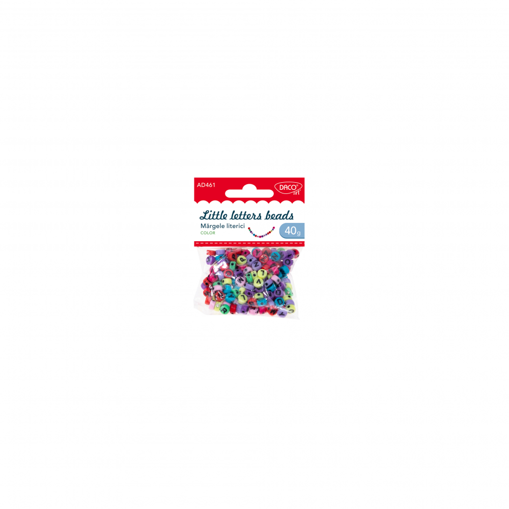 ACCESORII CRAFT - AD461 MARGELE LITERICI COLOR DACO [1]