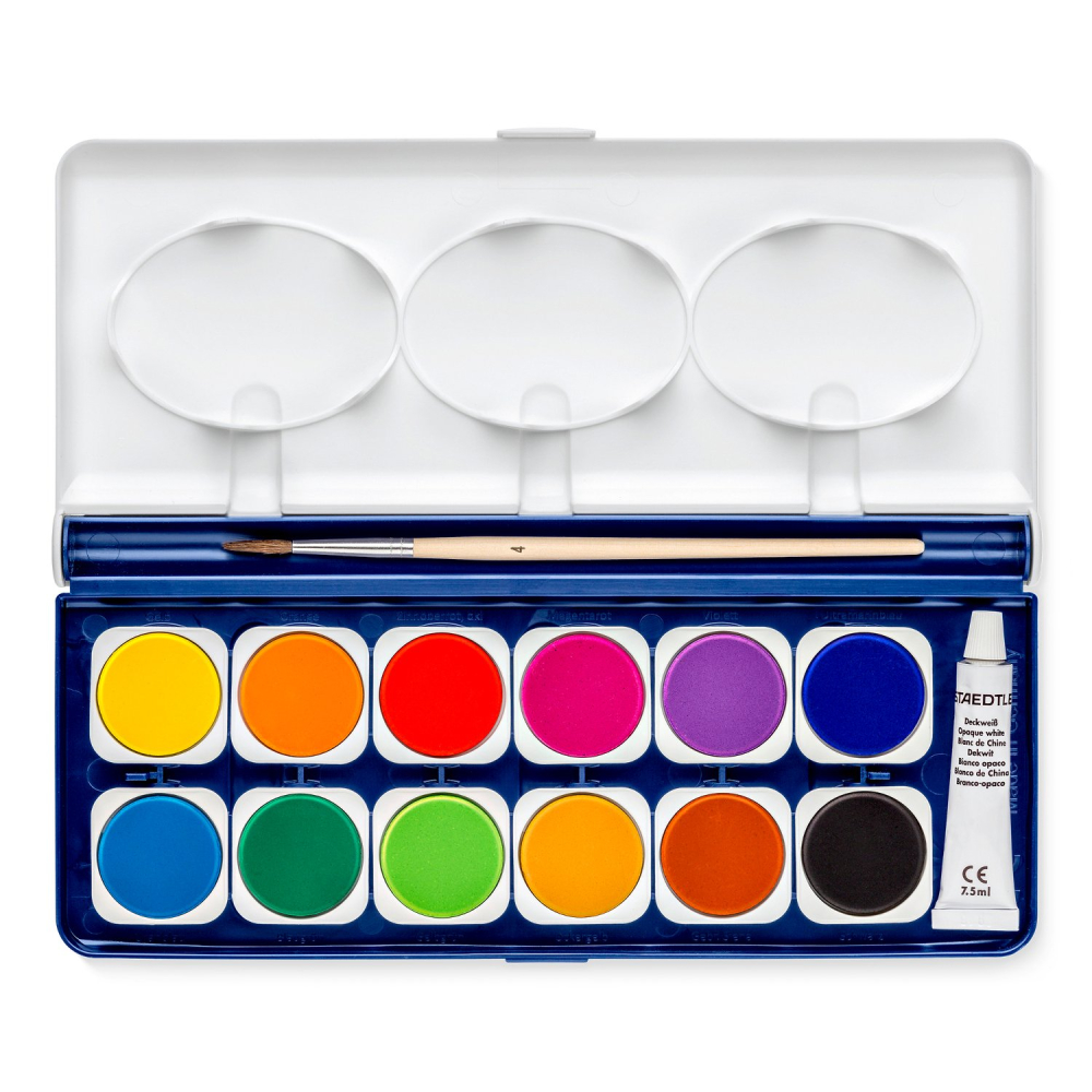 ACUARELE STAEDTLER NORIS CLUB 12 CUL/SET+PENSULA CUT PLASTIC [2]