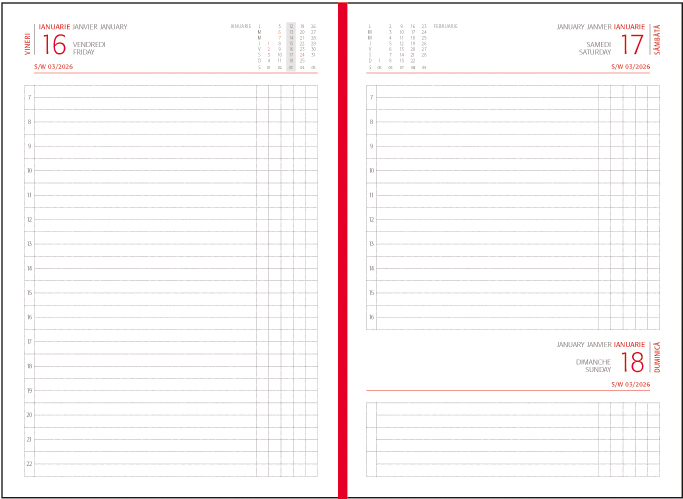 Agenda datata zilnic, Basic [11]