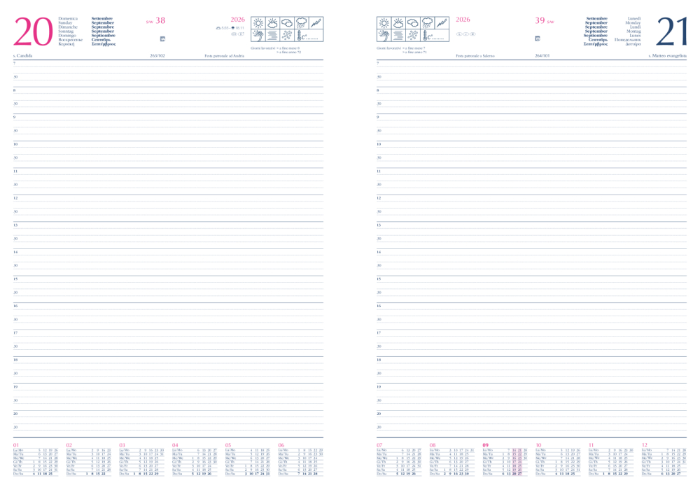 Agenda datata zilnic BIG Matra IT512, 21 x 30 cm [4]