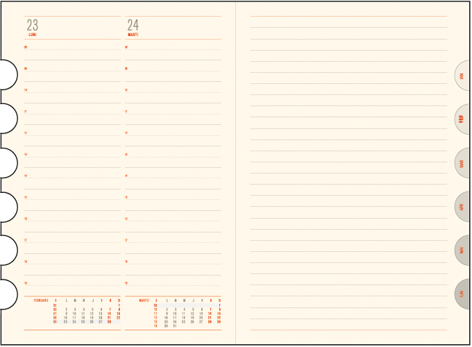 Agenda datata zilnic Office [8]