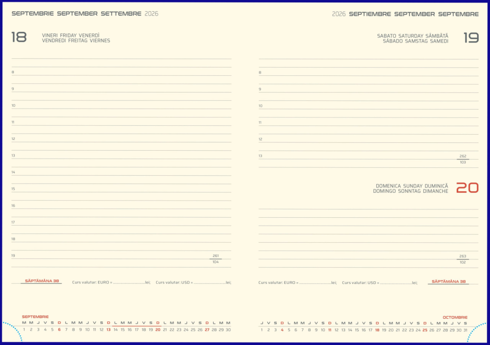 Agenda de lux datata zilnic Top R457, 17 x 24 cm [2]