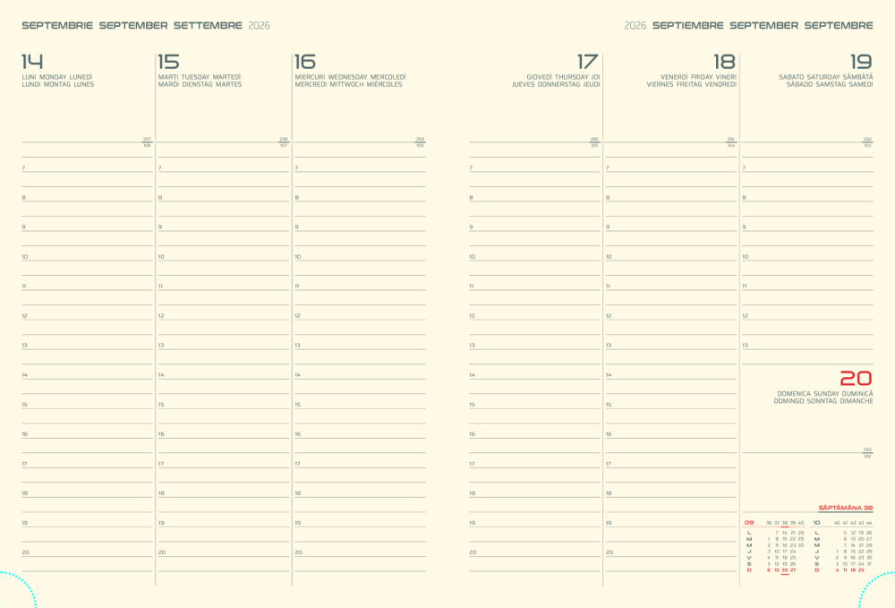 Agenda Matra saptamanala R477, 21 x 27 cm [4]