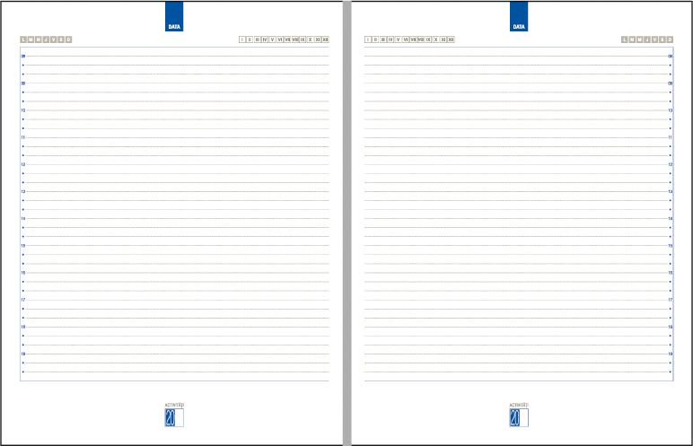 Agenda nedatata Activ [6]