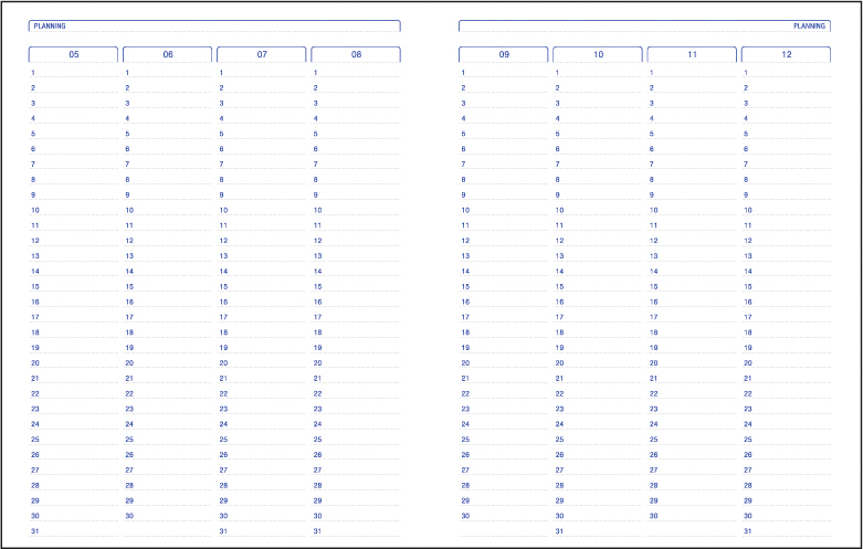 Agenda nedatata Activ [7]