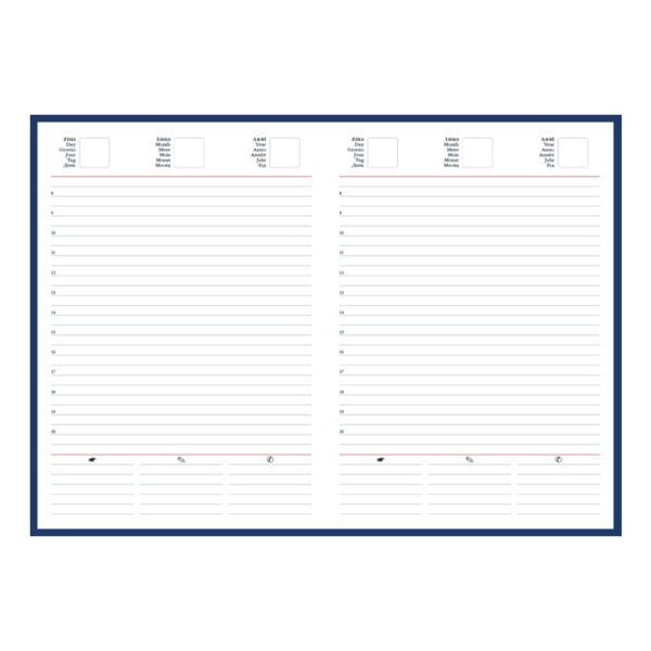 Agendă nedatata Matra Clasic R439, 15 x 21 cm [9]