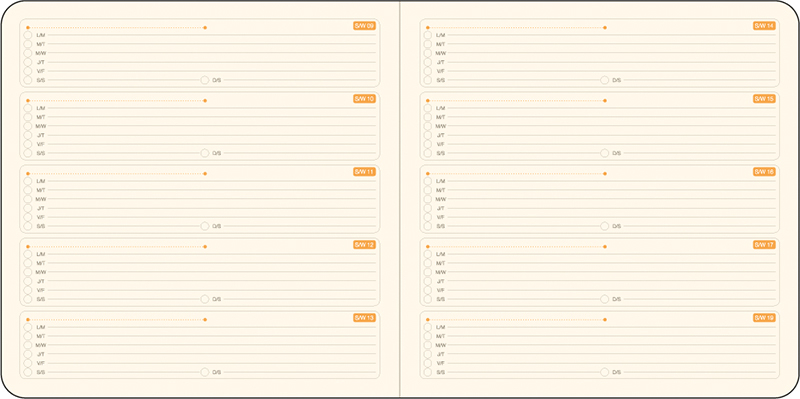 Agenda nedatata Quatro Flex [5]