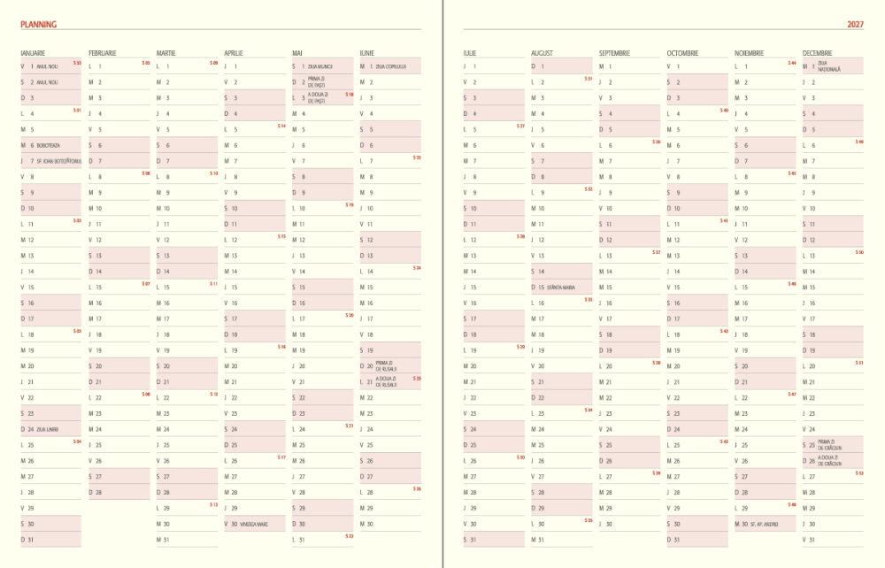 Agenda saptamanala Prestige [6]