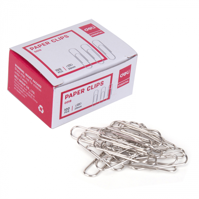 AGRAFE METAL 29 MM 100 BUC/CUT DELI [2]