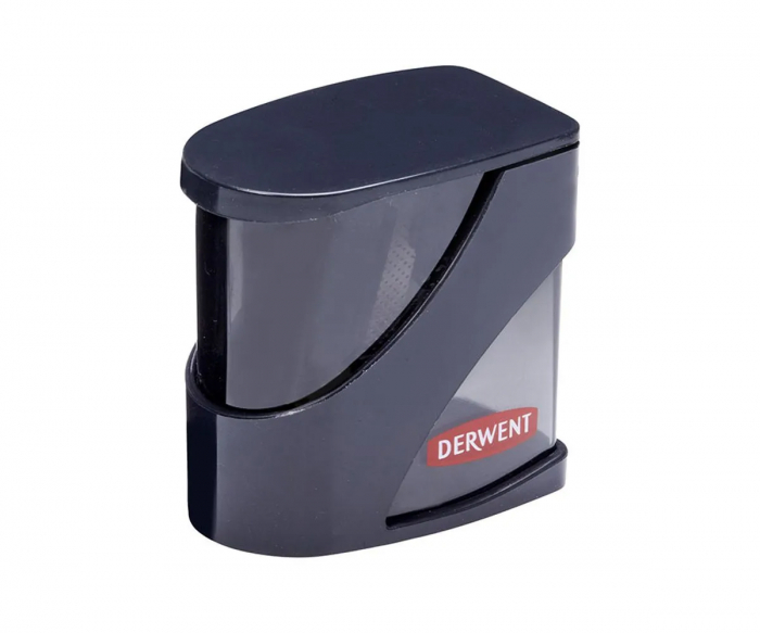 ASCUTITOARE METALICA DUBLA CU REZERVOR NEAGRA PROFESSIONAL DERWENT [2]