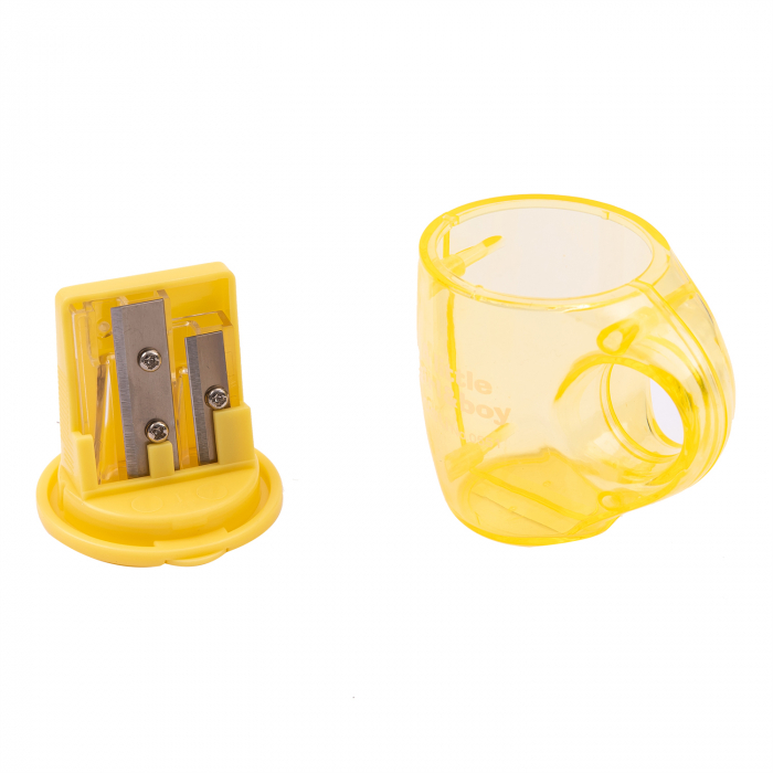 ASCUTITOARE PLASTIC DUBLA CU CONTAINER CESCUTA DELI [3]