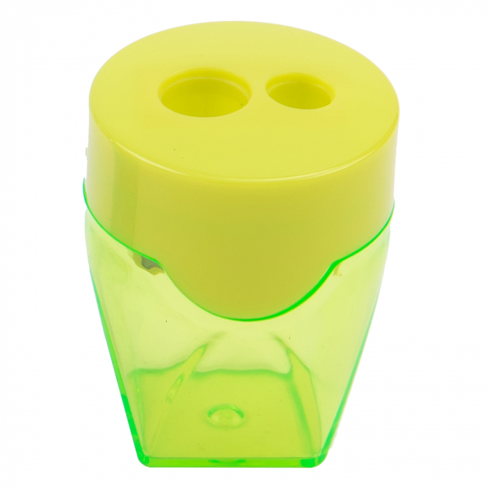 ASCUTITOARE PLASTIC DUBLA CU CONTAINER DELI [4]