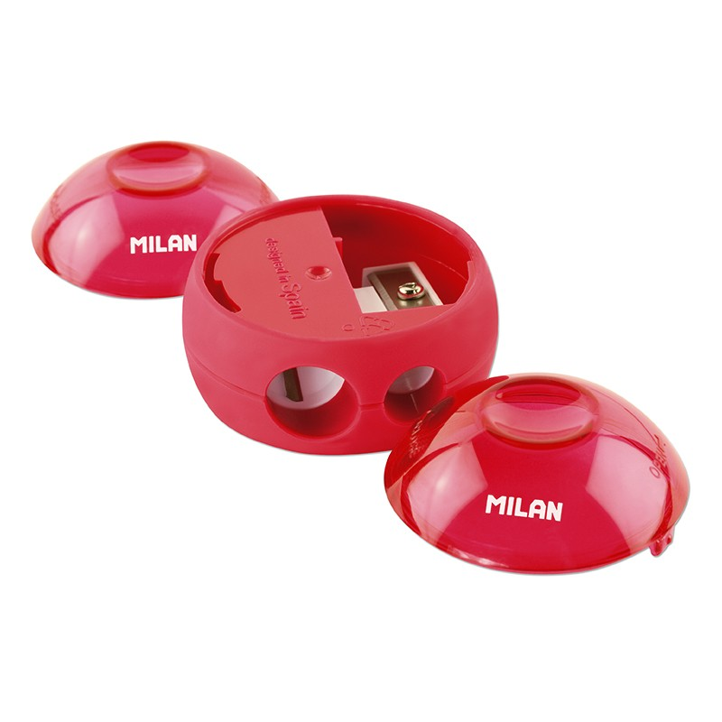 ASCUTITOARE PLASTIC DUBLA CU CONTAINER SPHERE MILAN [1]