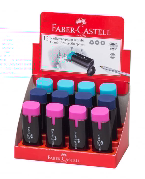 ASCUTITOARE PLASTIC SIMPLA CU RADIERA 1877 TREND 2019 FABER-CAST [2]