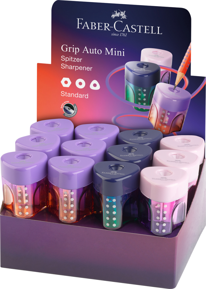 ASCUTITOARE PLASTIC SIMPLA GRIP TREND FLOW FABER-CASTELL [4]