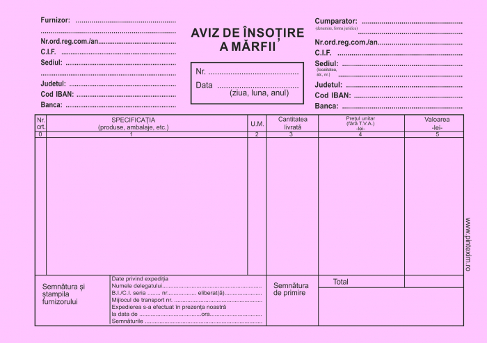 Aviz  A5,  autocopiativ , 3 ex.(3 x 50 seturi) - personalizat [2]