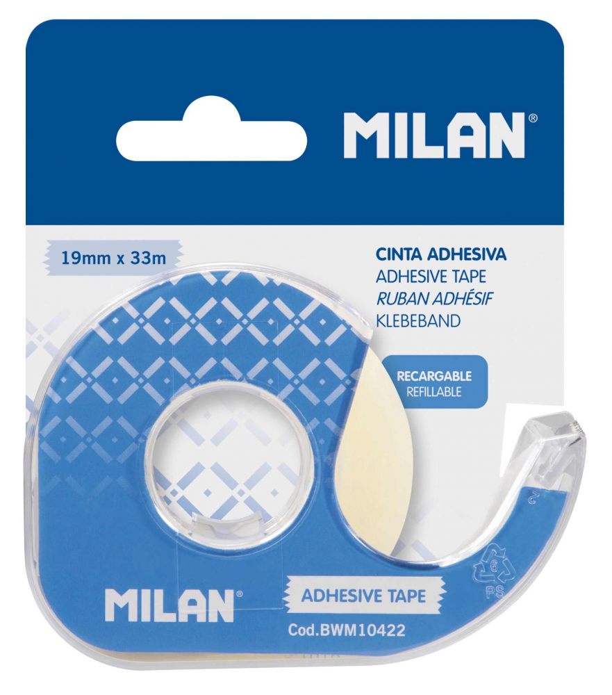 BANDA ADEZIVA 19X33 CU SUPORT PE BLISTER MILAN BWM10422 [1]