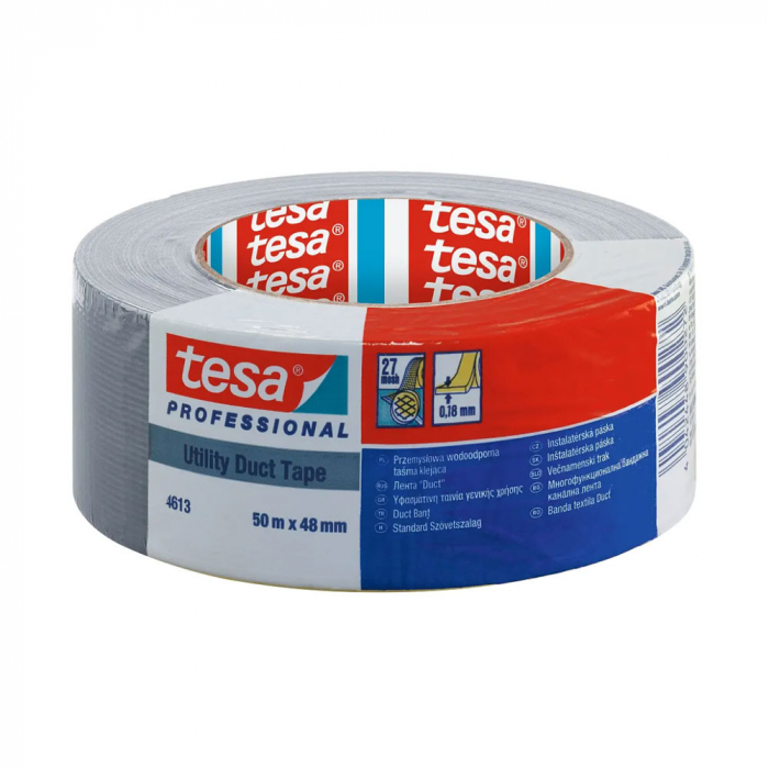 BANDA ADEZIVA DUCT TAPE ARGINTIE 50M*48MM [1]