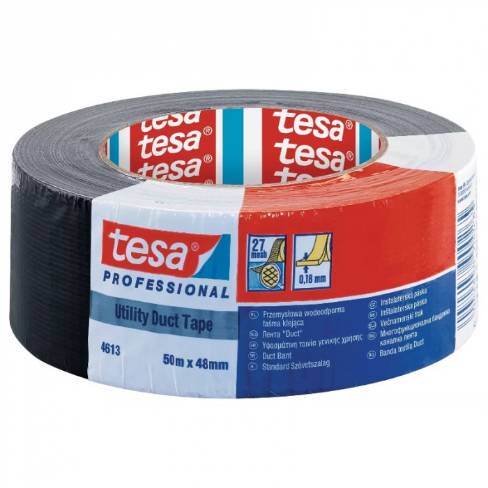 BANDA ADEZIVA DUCT TAPE NEAGRA 50M*48MM [1]