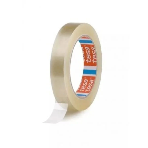 BANDA ADEZIVA TRANSPARENTA 66M 25MM ADEZIV CAUCIUC SINTETIC TESA [1]