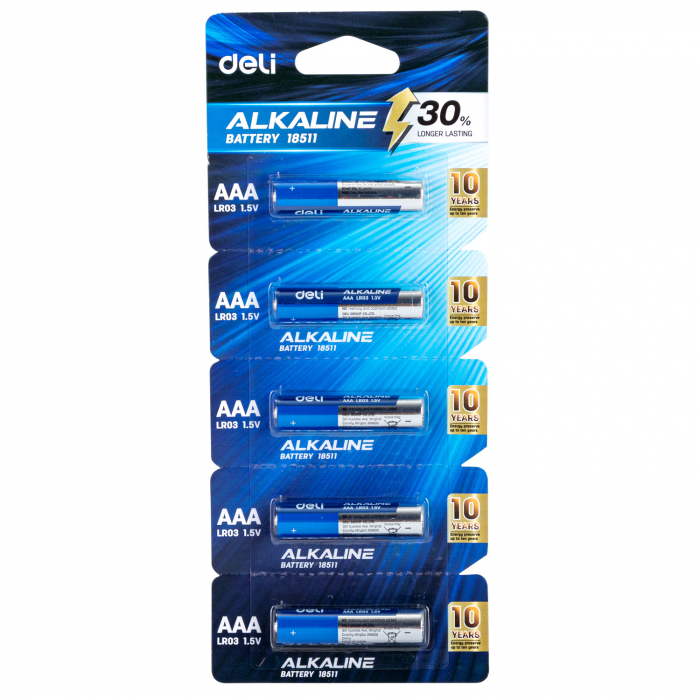 BATERII R3(AAA) ALCALINE BLISTER 1 BUC DELI [1]