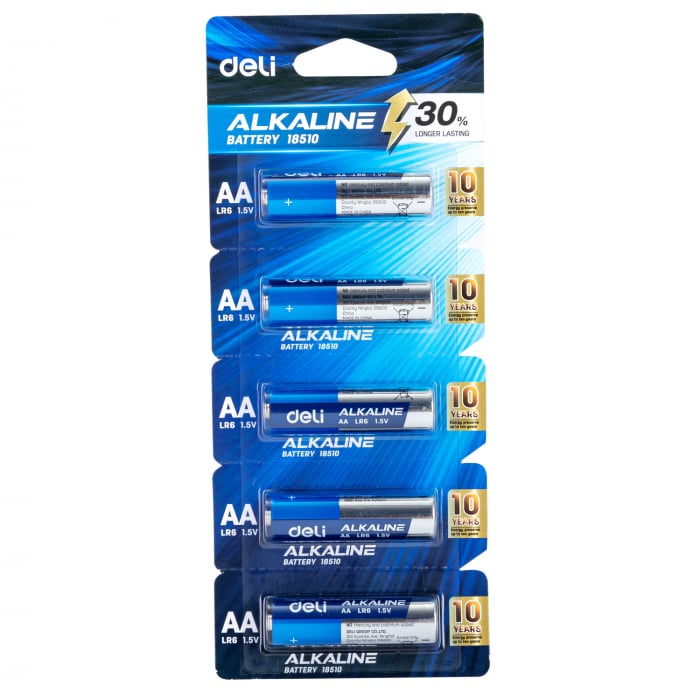 BATERII R6(AA) ALCALINE BLISTER 1 BUC DELI [1]
