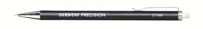 BLISTER CREION MECANIC 0.7MM PROFESIONAL NEGRU +MINE + 2 RADIERE DERWENT [5]