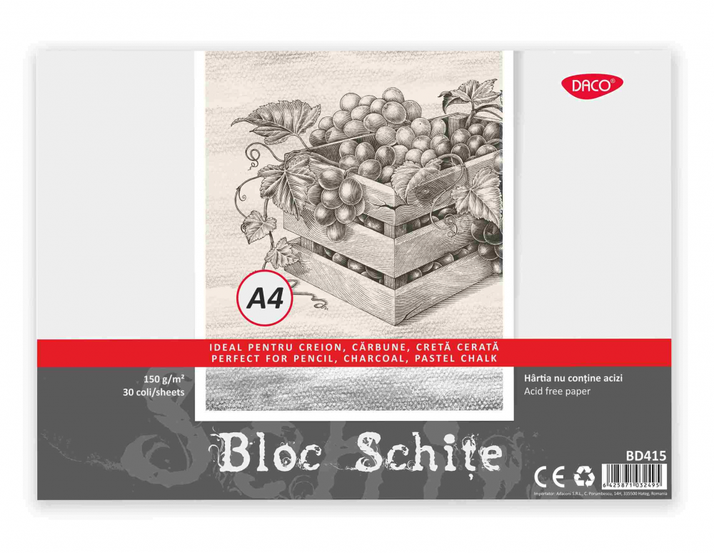 BLOC A4 SCHITE 150G 30 FILE DACO BD415 [1]