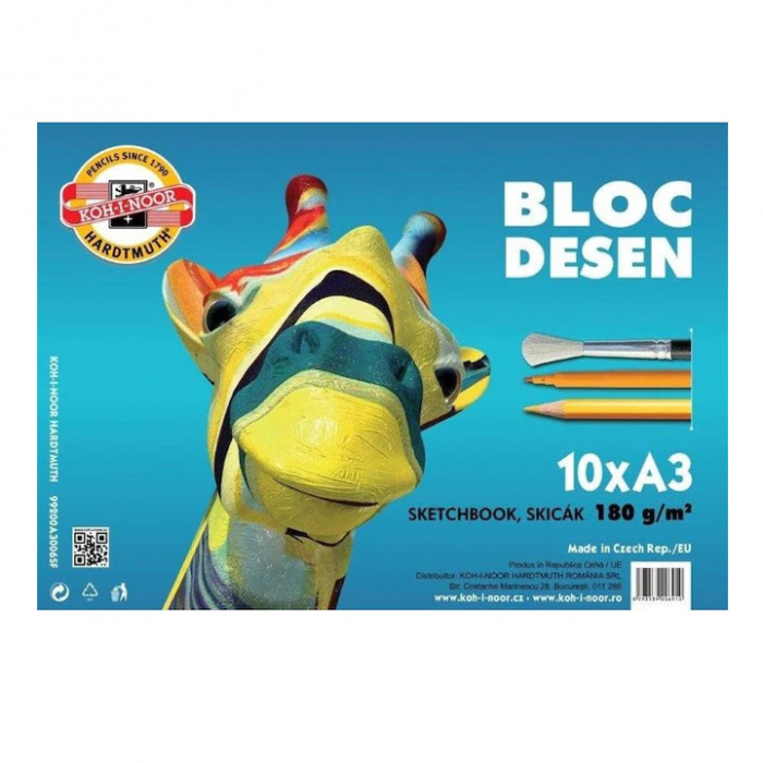 BLOC DESEN A3 180G 10 COLI KOH-I-NOOR [1]