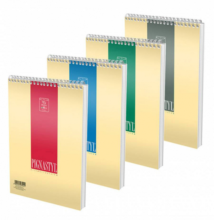 BLOC NOTES SPIRA A5 80 FILE VELIN STYLE PIGNA [1]