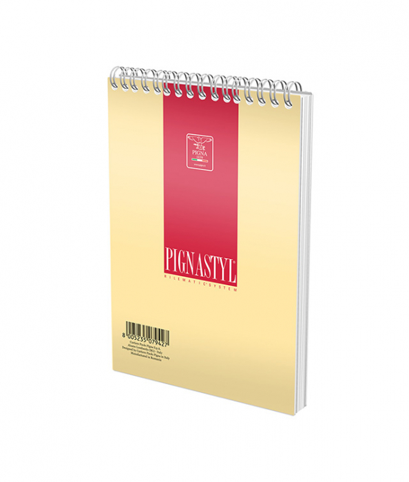 BLOC NOTES SPIRA A6 60 FILE VELIN STYLE PIGNA [3]