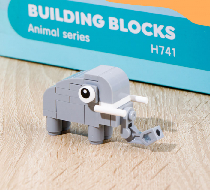 BLOCURI CONSTRUCTII TIP LEGO MODEL ANIMALE ASORTATE DELI [3]