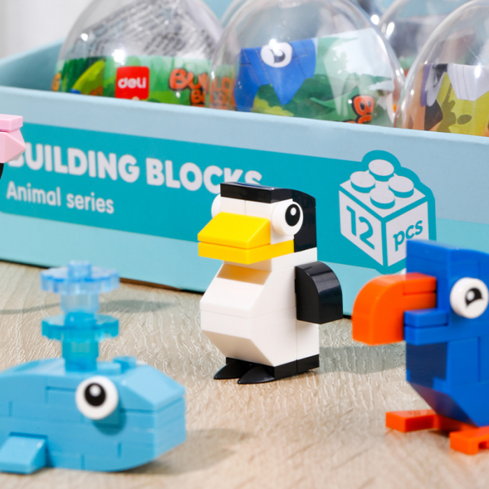 BLOCURI CONSTRUCTII TIP LEGO MODEL ANIMALE ASORTATE DELI [5]