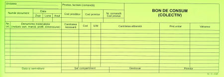 Bon consum, autocopiativ, 1/2 A4 , 3 ex.(3 x 50 seturi) - personalizat [3]