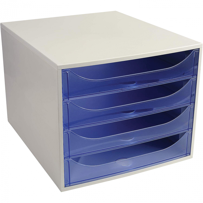 CABINET 4 SERTARE GRI/ALBASTRU EXACOMPTA [1]