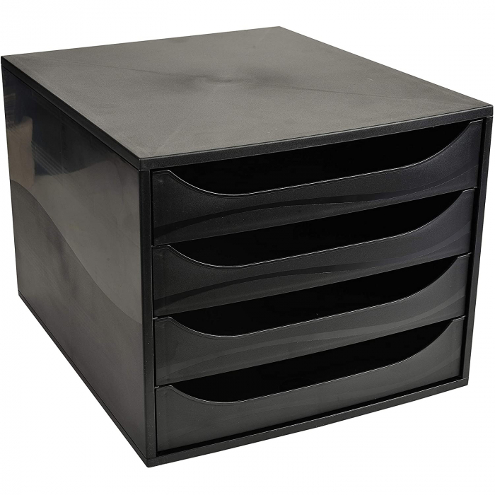 CABINET 4 SERTARE NEGRU/NEGRU EXACOMPTA [1]