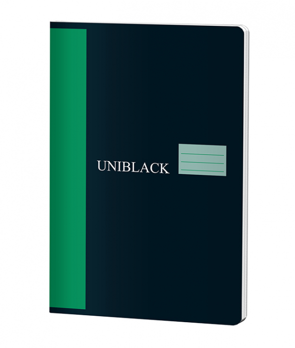 CAIET A4 60 FILE DICTANDO 70G COPERTA VERDE UNIBLACK PIGNA [1]