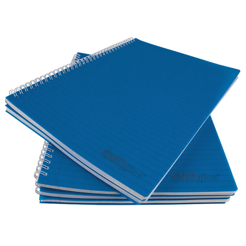 Caiet A4 cu spira metalica, microperforatii si coperti plastic, 100 file - dictando [1]