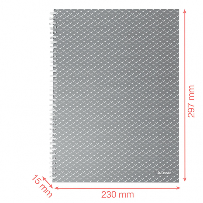 CAIET BIROU SPIRA A4 80 FILE ARITMETICA VERDE COPERTA CARTON COLOUR'BREEZE ESSELTE [5]